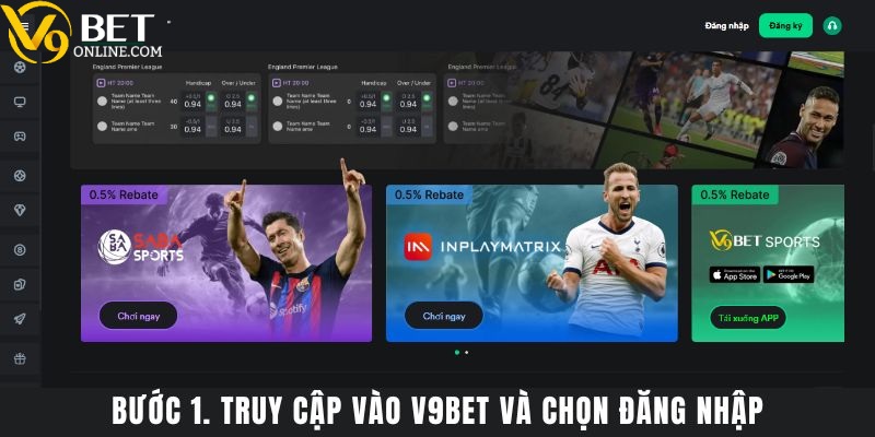 Truy cập vào liên kết V9BET chính thức