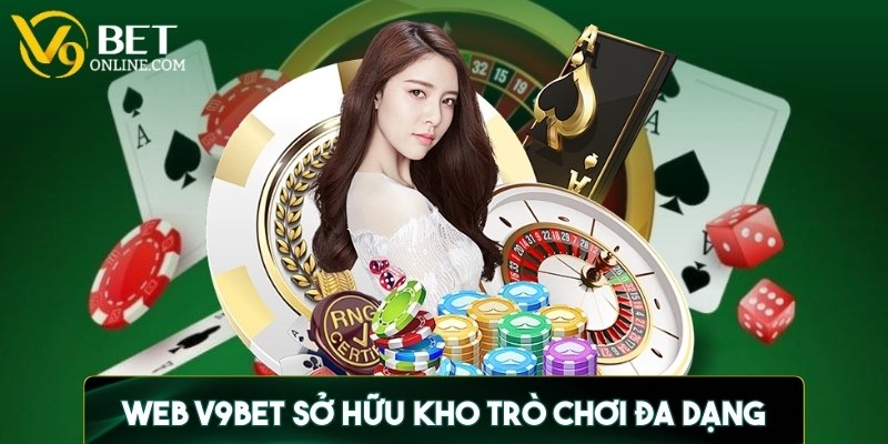 Web sở hữu kho trò chơi đa dạng với hàng trăm lựa chọn